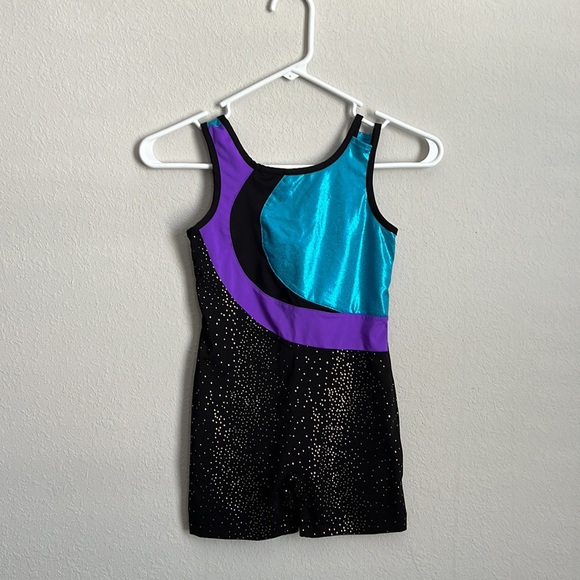 Kids youth M 7/8 gymnastics leotard - Picture 3 of 4